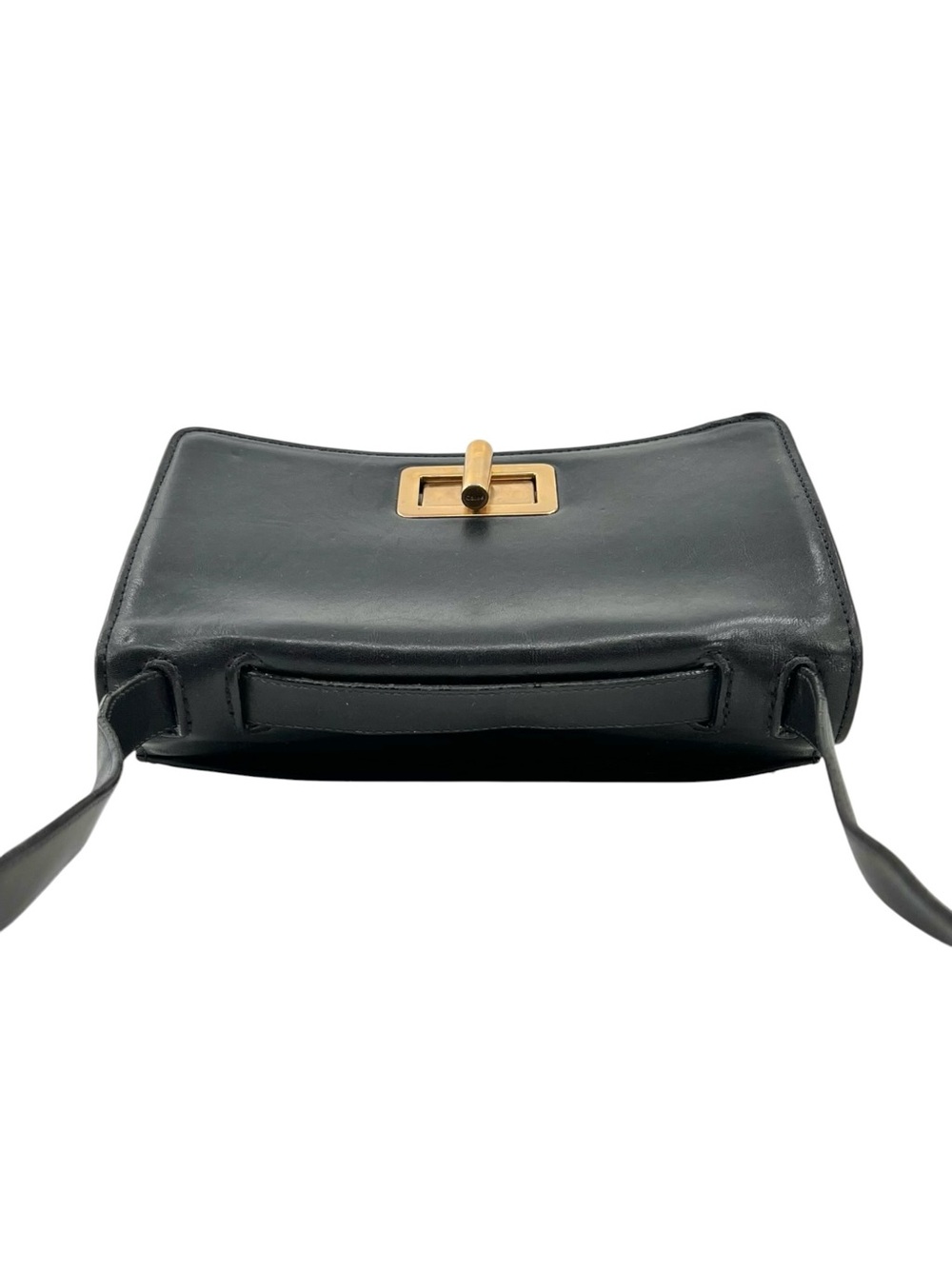 Authenticated Chloe Black Leather Box Crossbody Bag with Authenticity Card - Picture 5 of 16